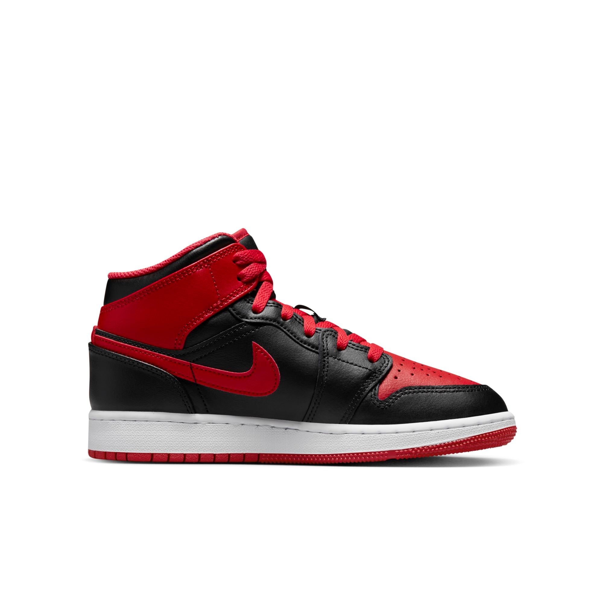 [DQ8423-060] Grade School Air Jordan AIR JORDAN 1 MID "ALTERNATE BRED" (GS)