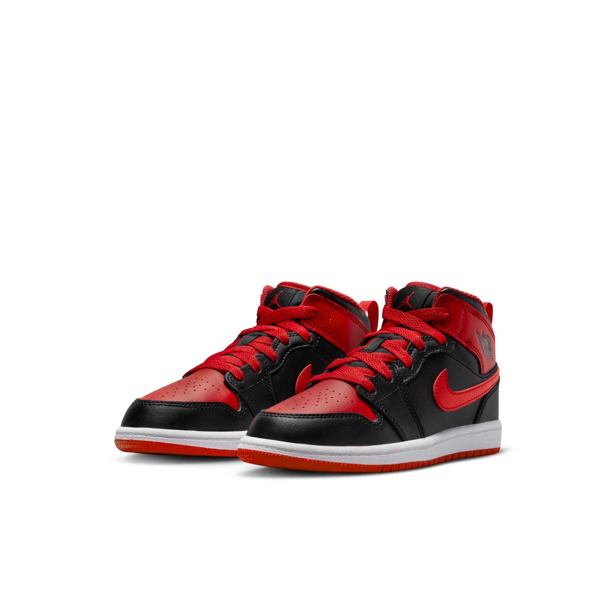 [DQ8424-060] Preschool Air Jordan RETRO 1 MID 'ALTERNATE BRED (2022)'
