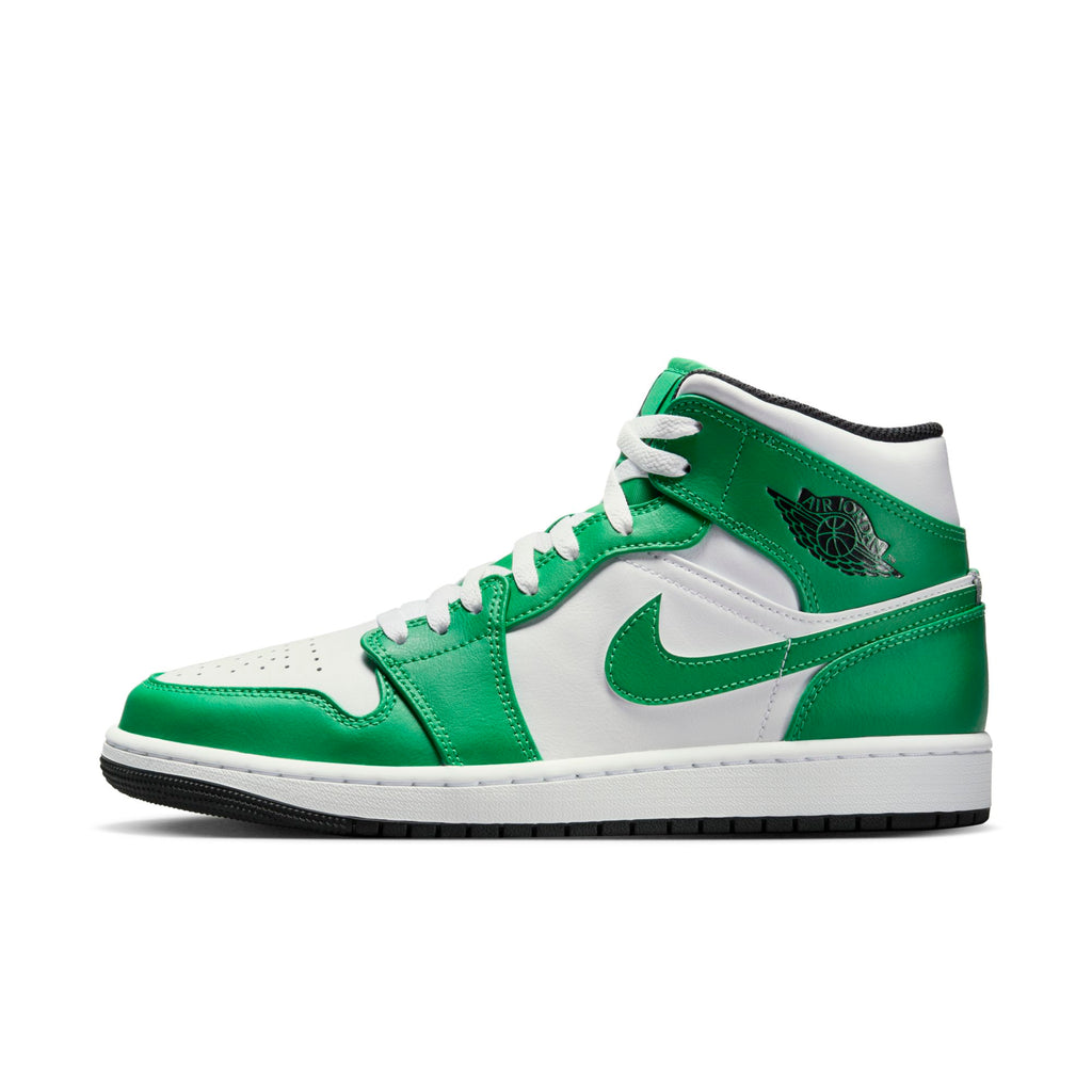 [DQ8426-301] Mens Air Jordan RETRO 1 MID 'LUCKY GREEN'