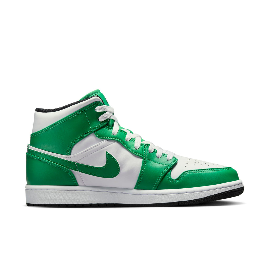 [DQ8426-301] Mens Air Jordan RETRO 1 MID 'LUCKY GREEN'