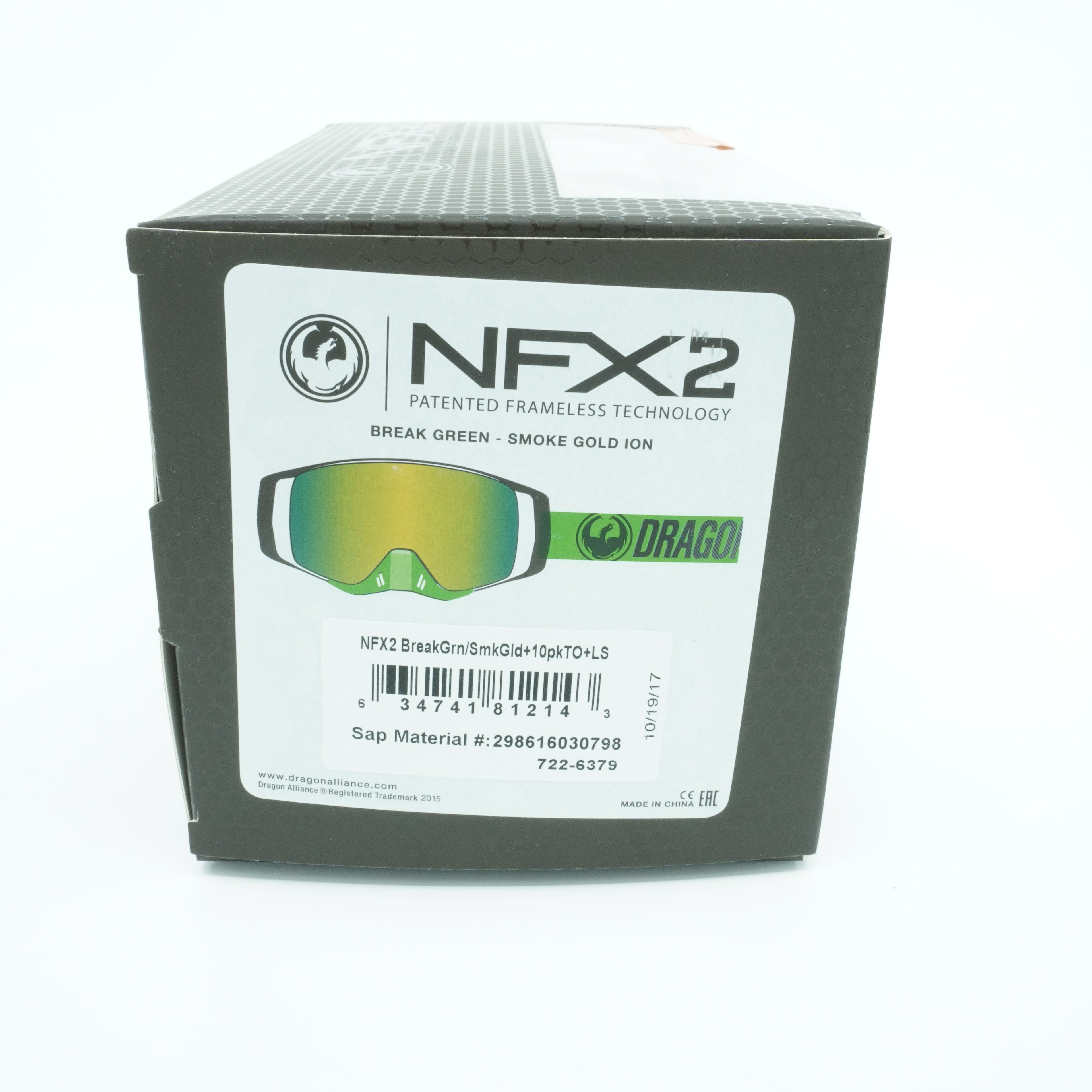[298616030798] Mens Dragon Alliance NFX2 MX 2 Goggles