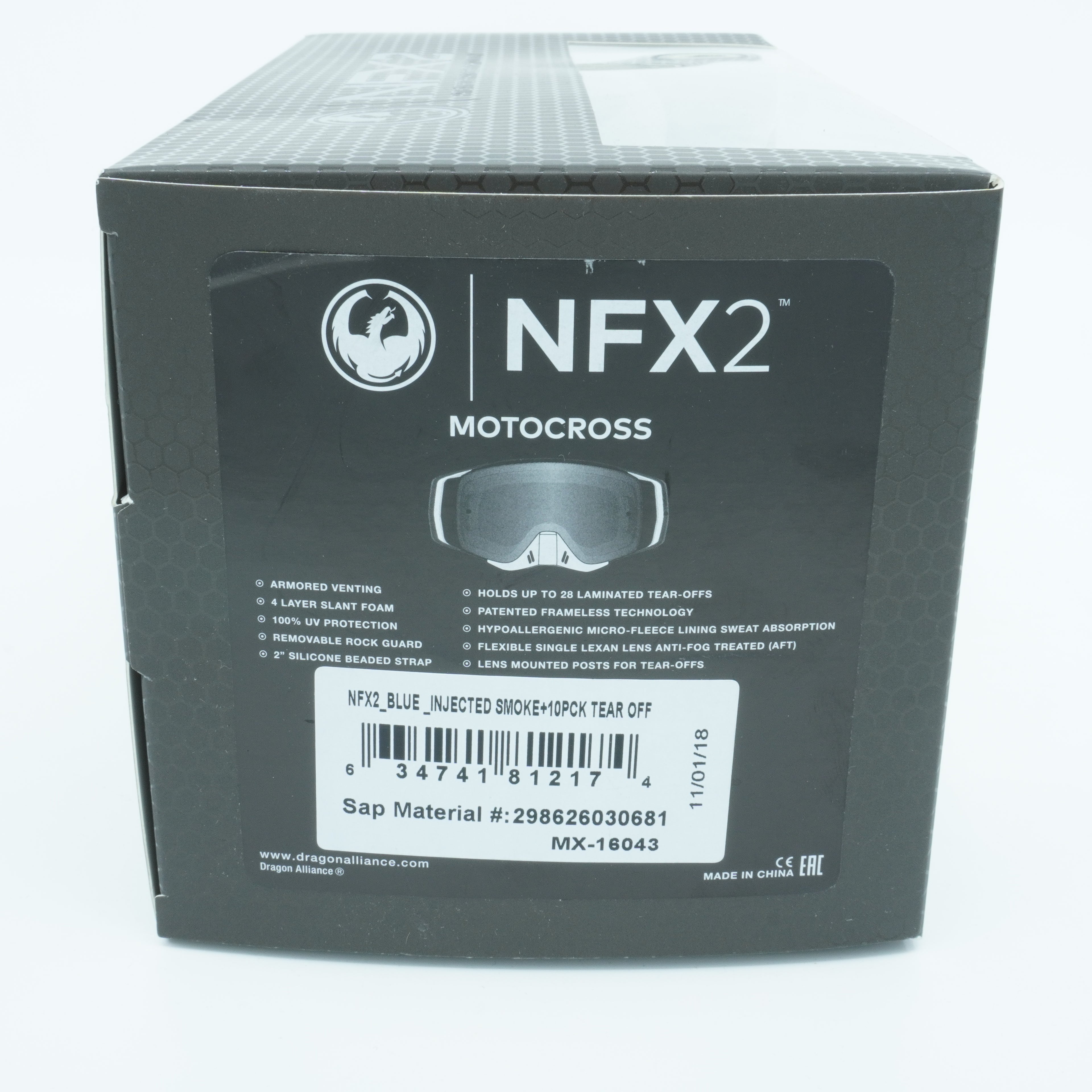 [298626030681] Mens Dragon Alliance NFX2 MX 1 Goggles