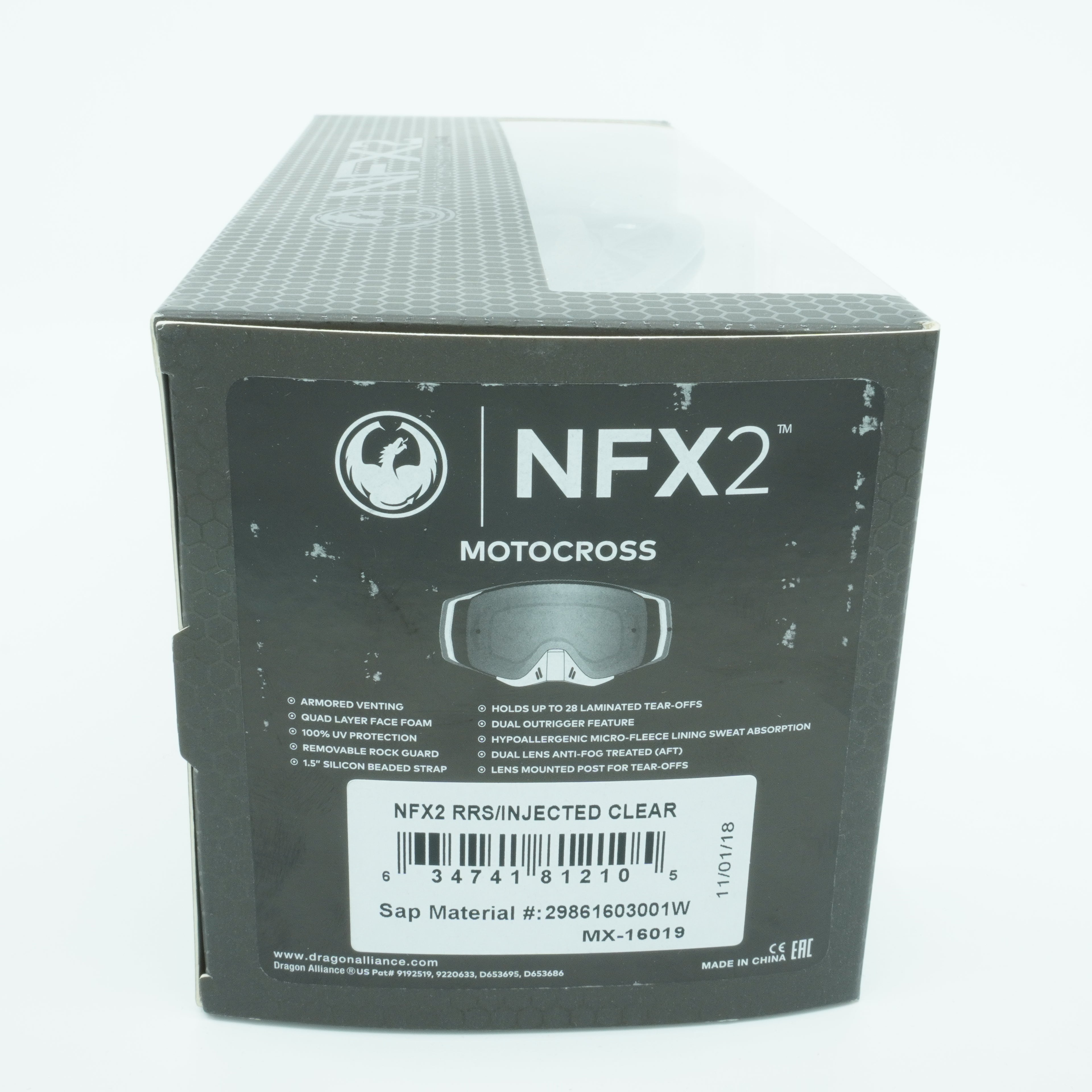 [29861603001W] Mens Dragon Alliance NFX2 MX 2 Goggles