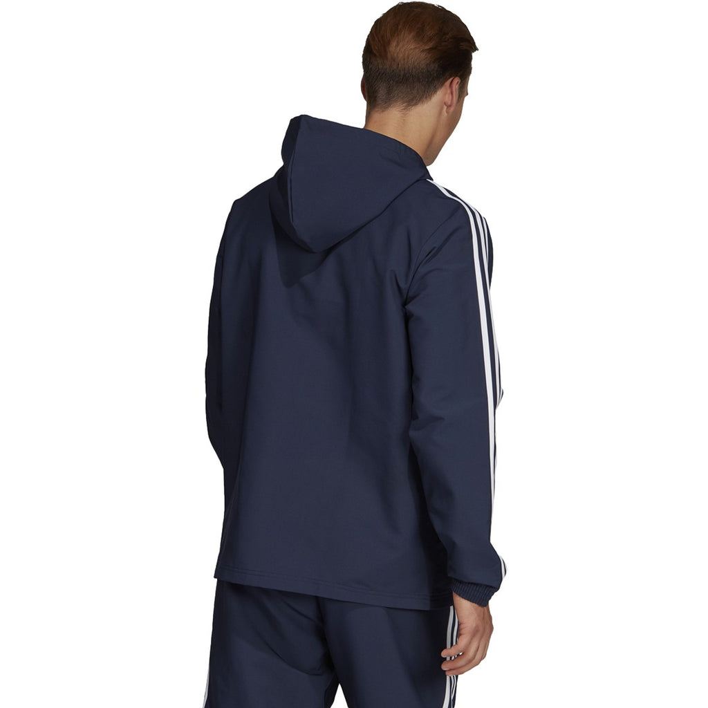 [DU0461] Mens Adidas Essentials 3-Stripes Woven Windbreaker