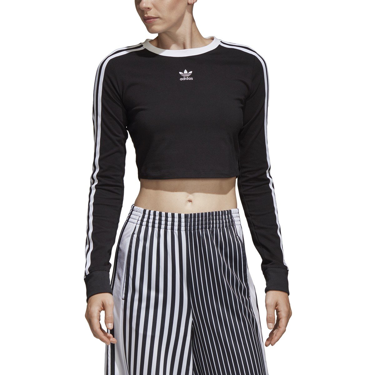 [DU9722] Womens Adidas Originals Cropped Longsleeve