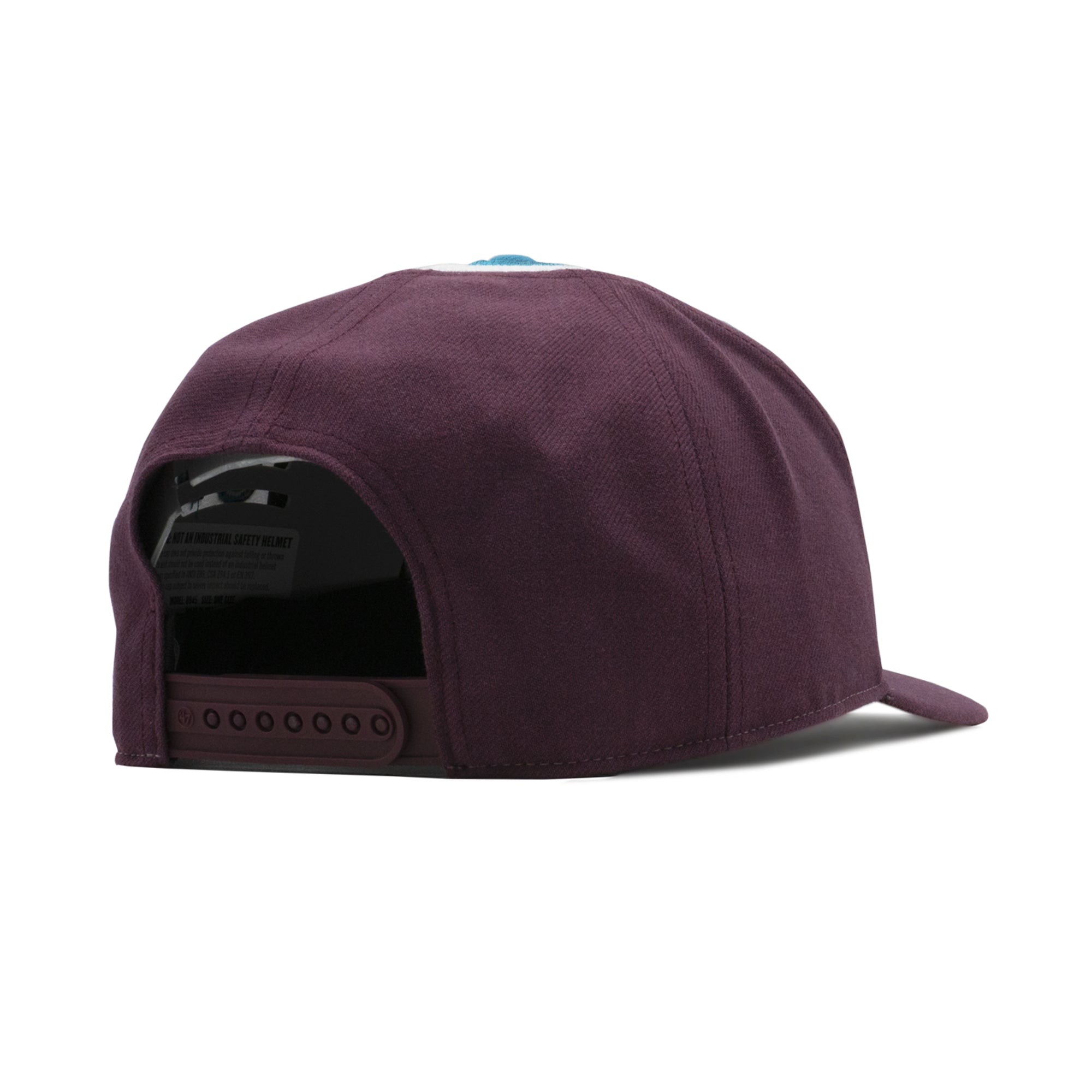 Mens 47 Brand Anaheim Ducks MVP DP Snapback - Maroon/White/Teal