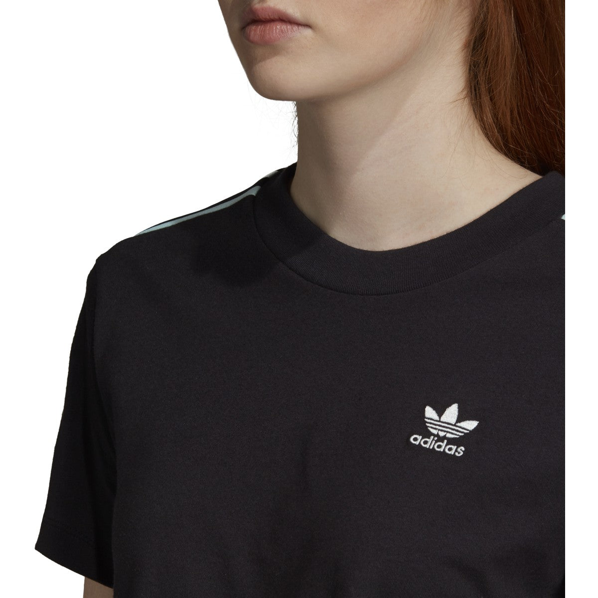 [DV0112] Womens Adidas 3-Stripes Cropped Tee