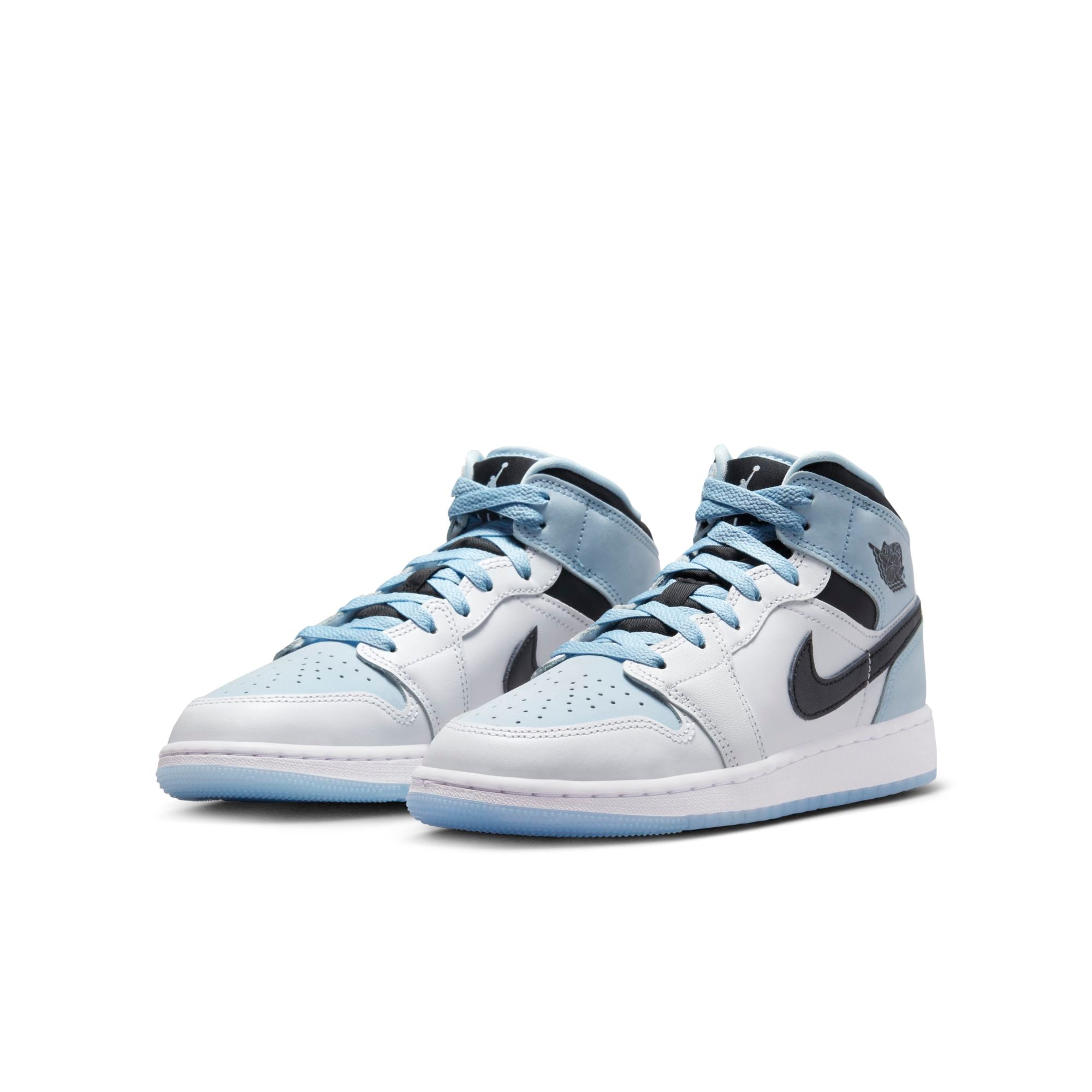 [DV1337-104] Grade School Air Jordan RETRO 1 MID SE 'ICE BLUE (2023)' (GS)