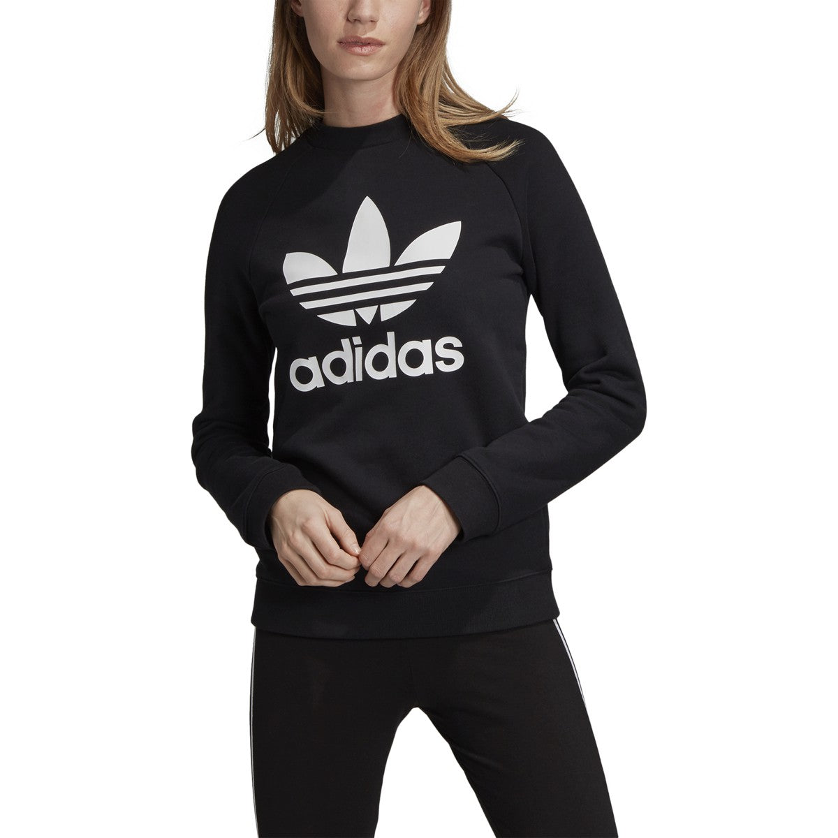 [DV2612] Womens Adidas Originals Trefoil Crewneck Sweatshirt