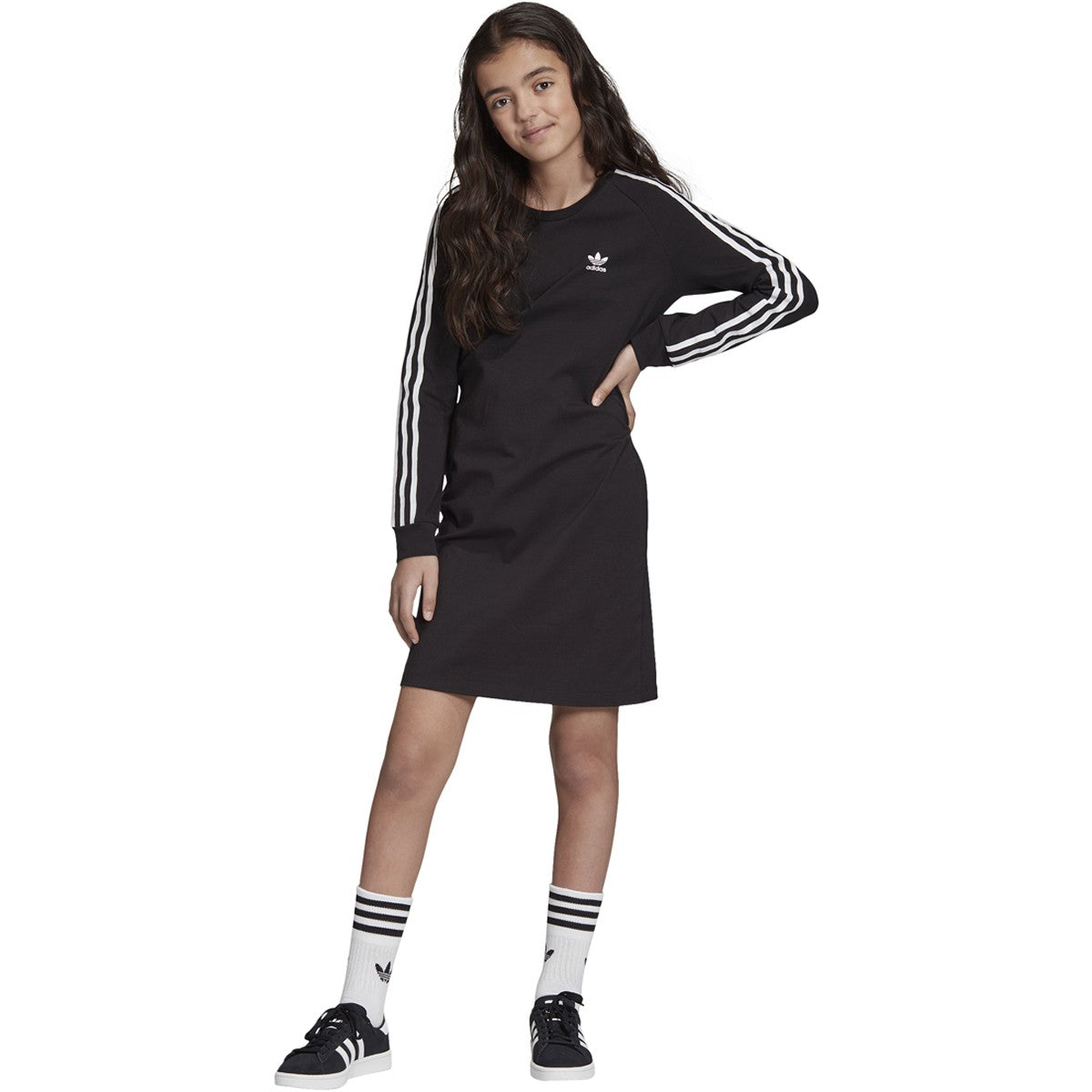 [DV2887] Girls Adidas Originals 3-Stripes Dress