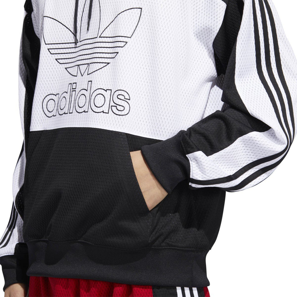 [DV3173] Mens Adidas Originals Mesh Layup Hoodie