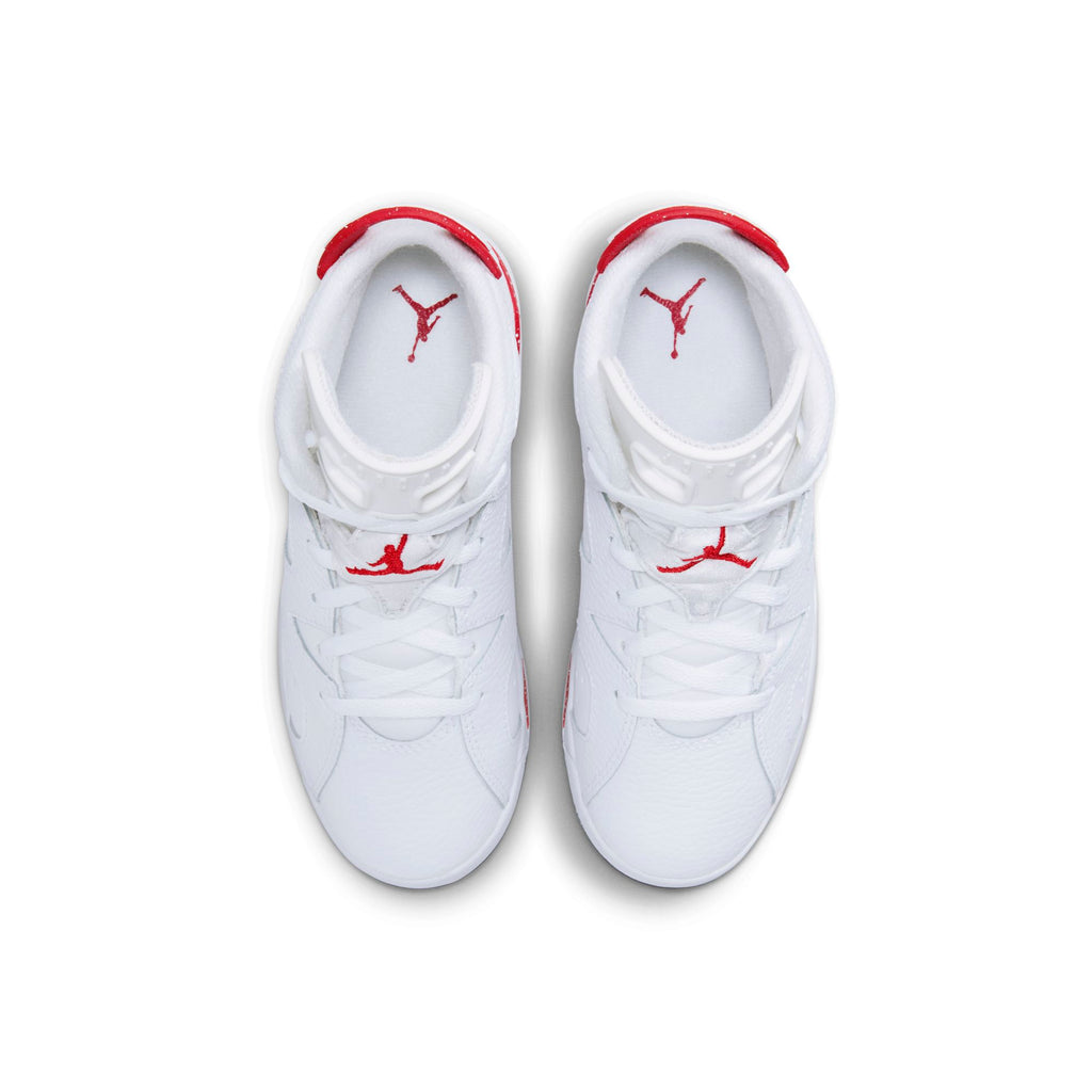 [DV3605-162] Preschool Air Jordan Retro 6 (PS) 'Red Oreo'