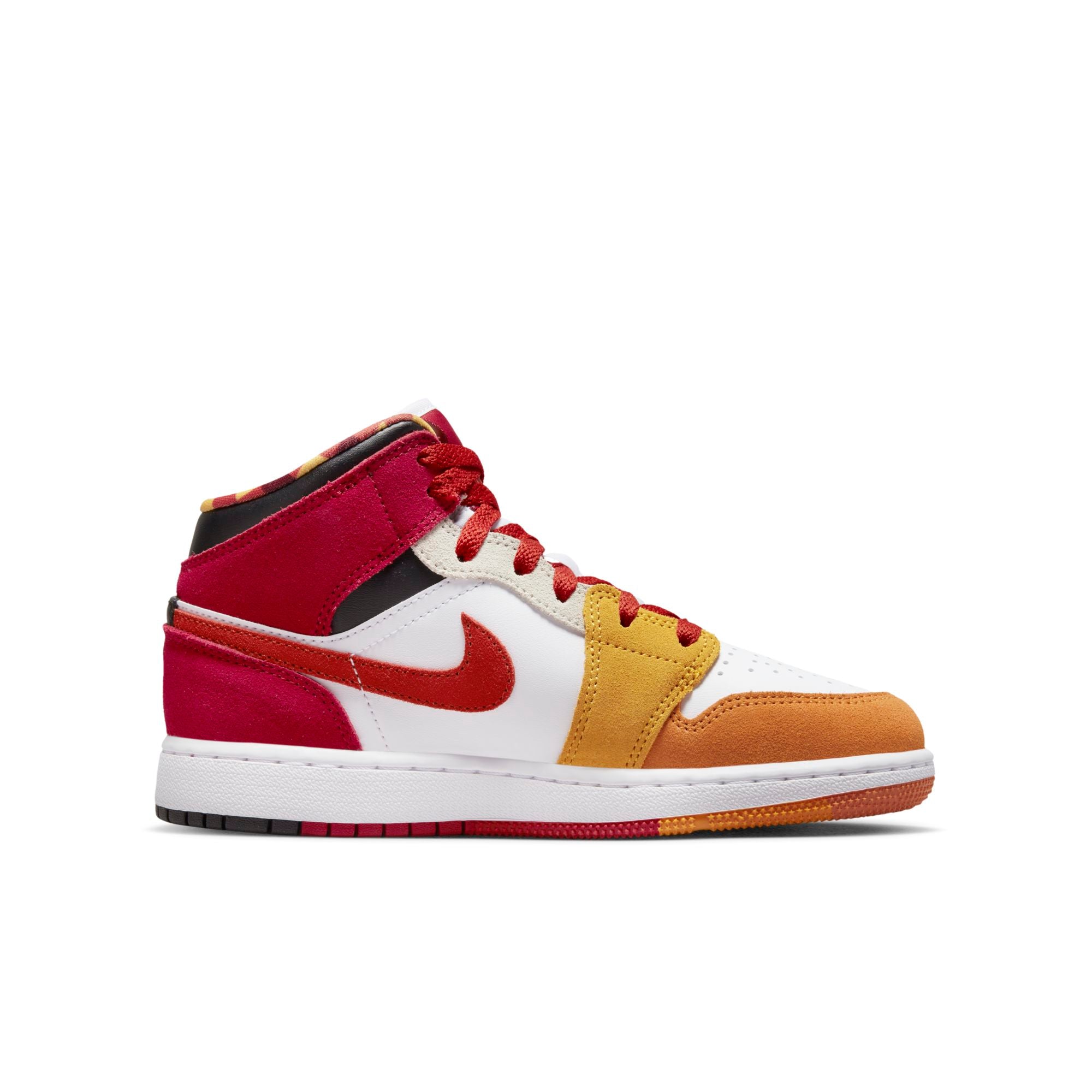 [DX2460-601] Youth Air Jordan Retro 1 Mid SE 'Picnic (GS)'