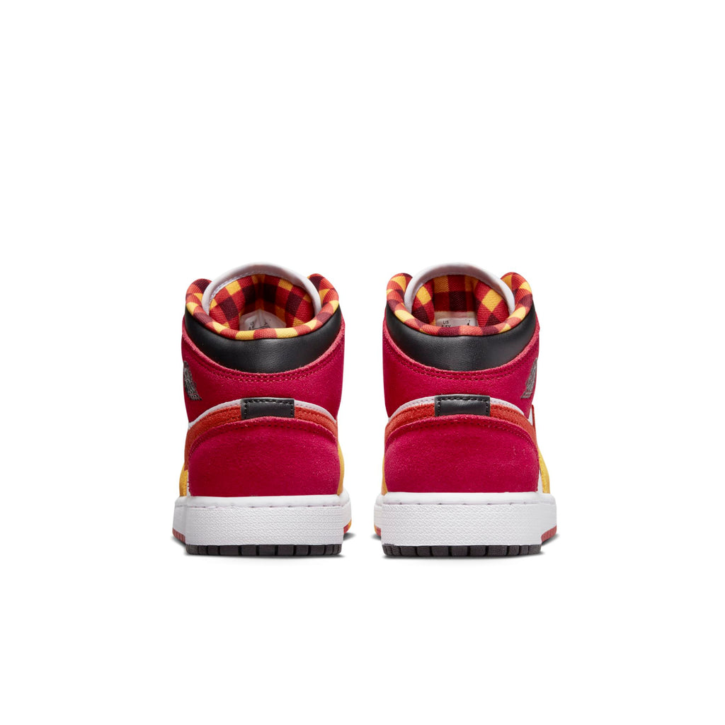 [DX2460-601] Youth Air Jordan Retro 1 Mid SE 'Picnic (GS)'