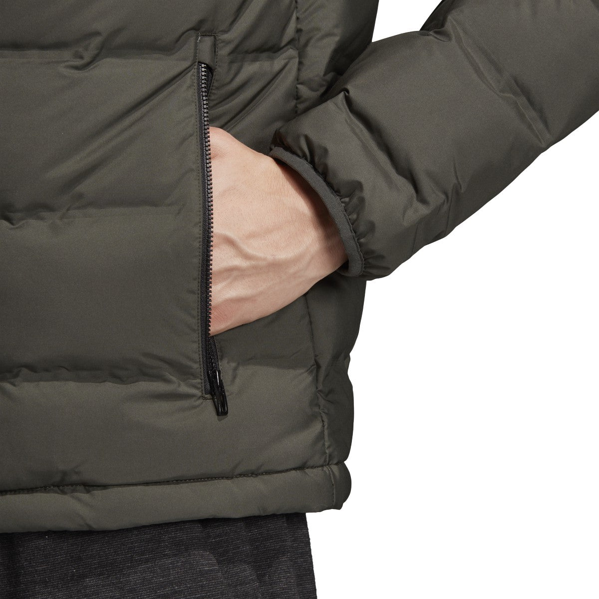 [DZ1427] Mens Adidas Helionic Hooded Down Jacket