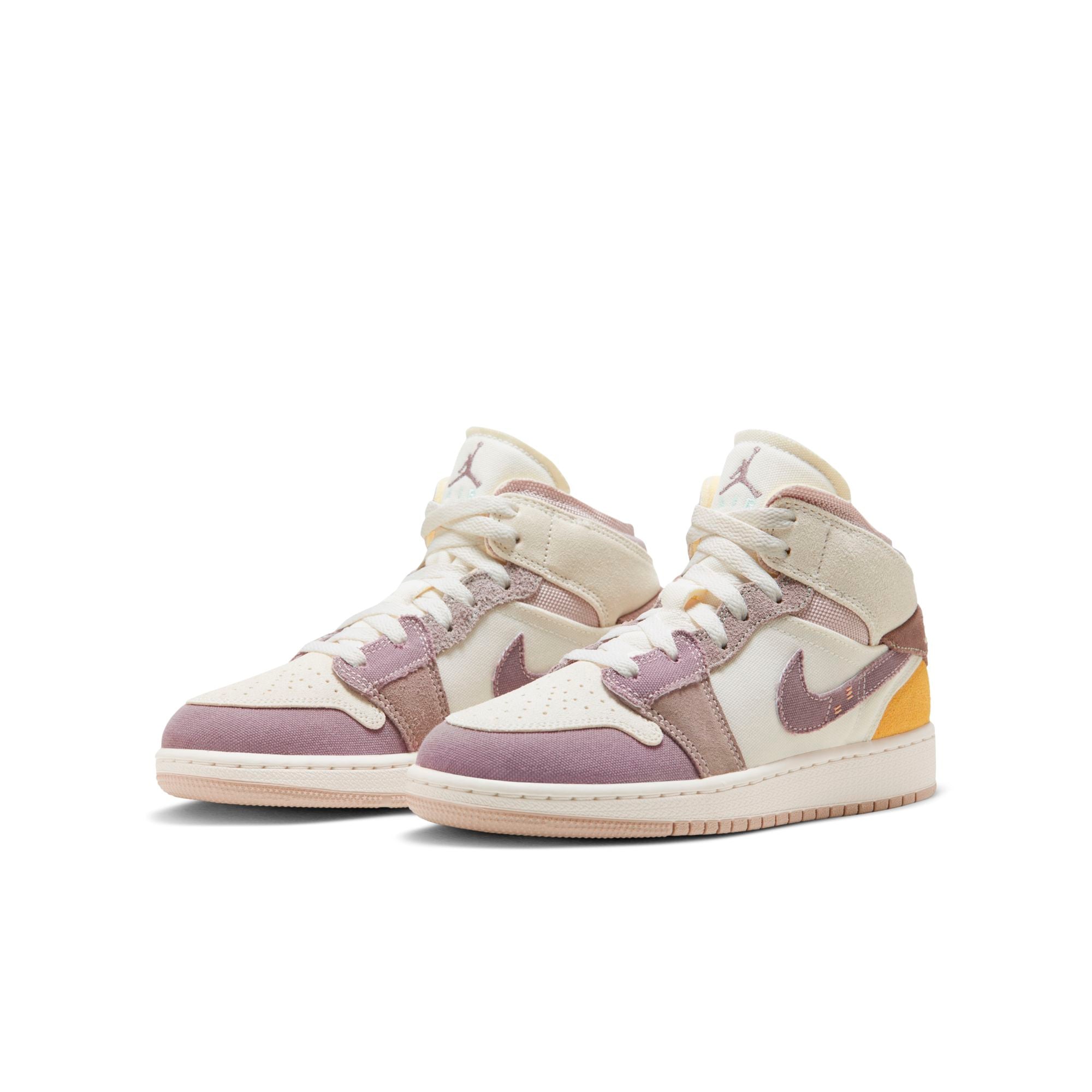 [DZ4466-102] Grade School Air Jordan RETRO 1 MID SE CRAFT 'TAUPE HAZE' (GS)