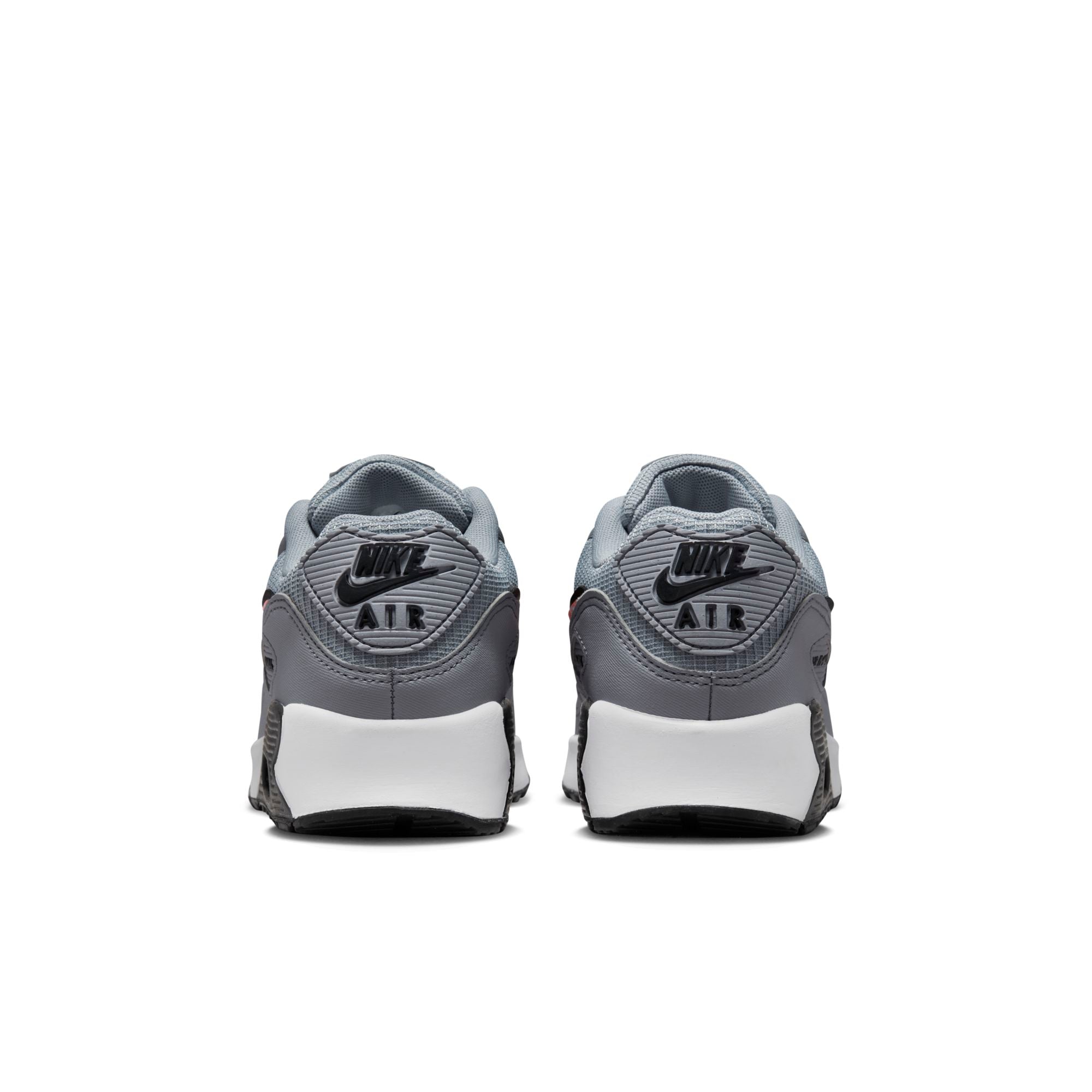 [DZ5637-001] Youth Nike Air Max 90 GS 'Grey/Orange'