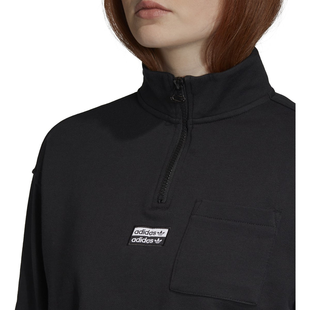 [EC0757] Womens Adidas Originals Half Zip Sweater