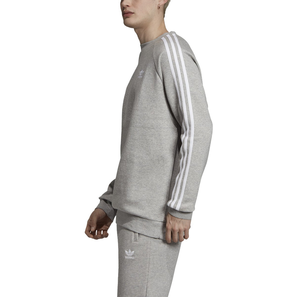 [ED6016] Mens Adidas 3-Stripes Crewneck Sweatshirt