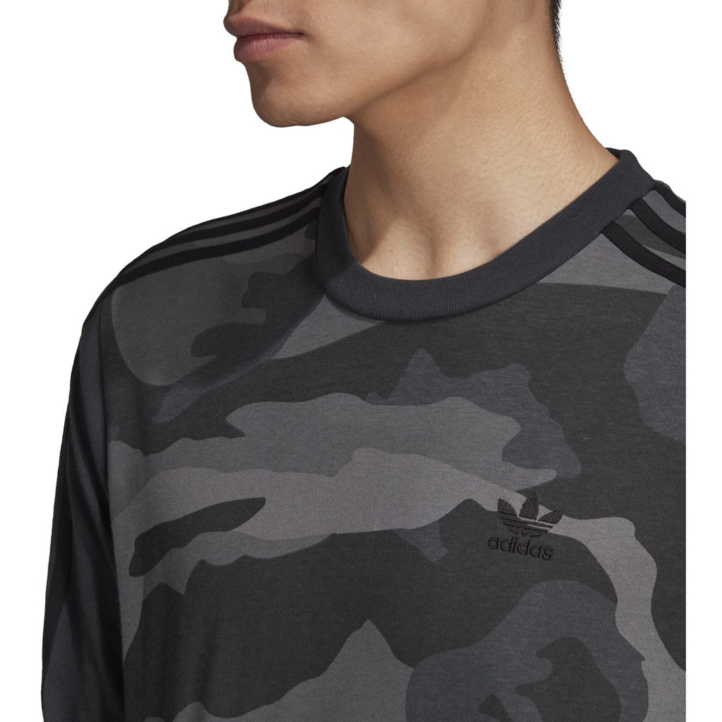 [ED6968] Mens Adidas Originals Camo Longsleeve Tee