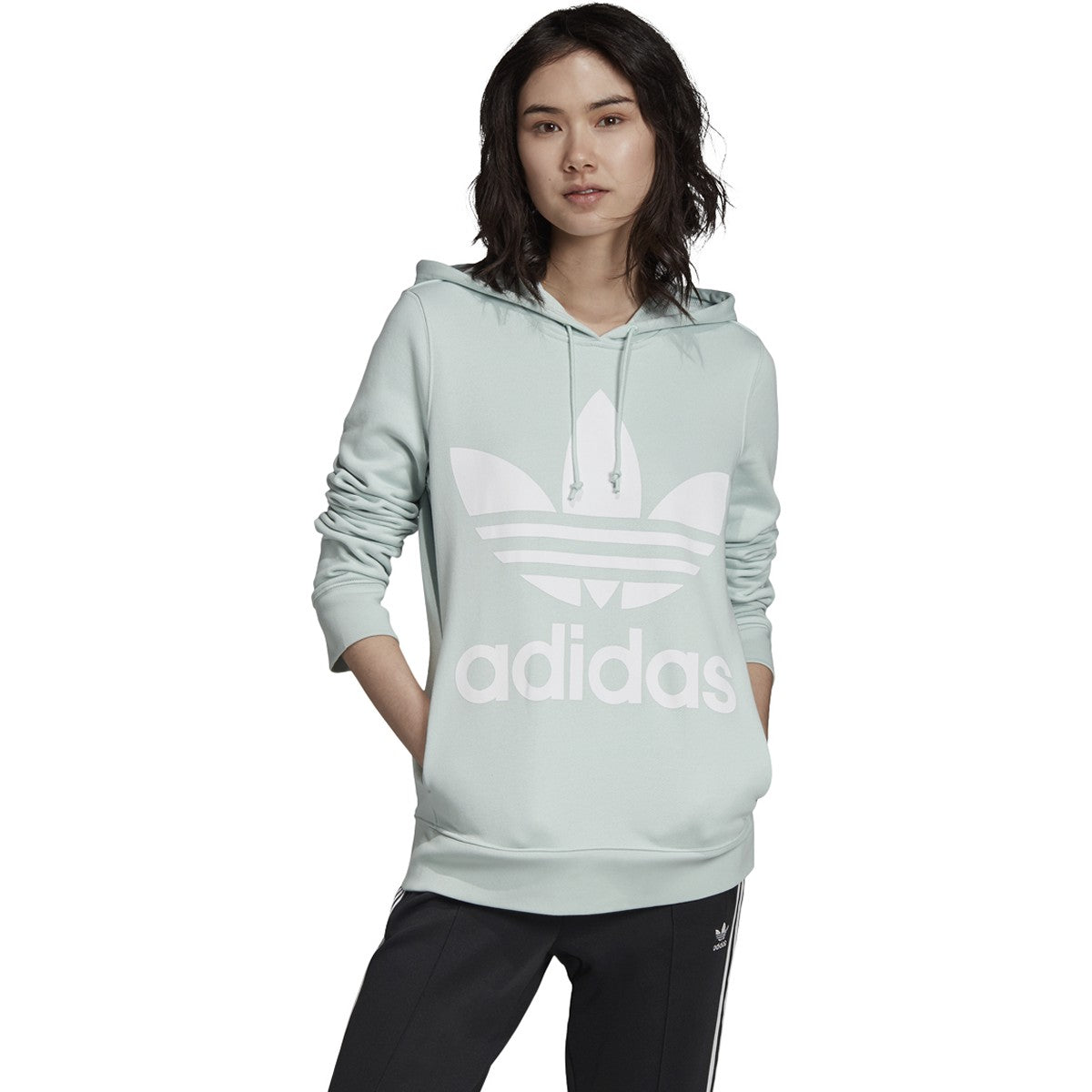 [ED7503] Womens Adidas Originals Trefoil Hoodie