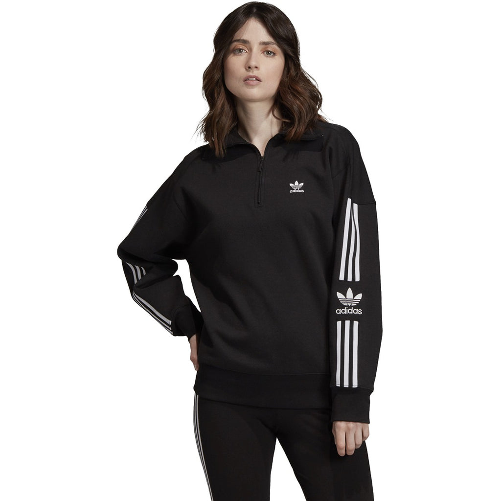 [ED7526] Womens Adidas Originals Half Zip Sweater