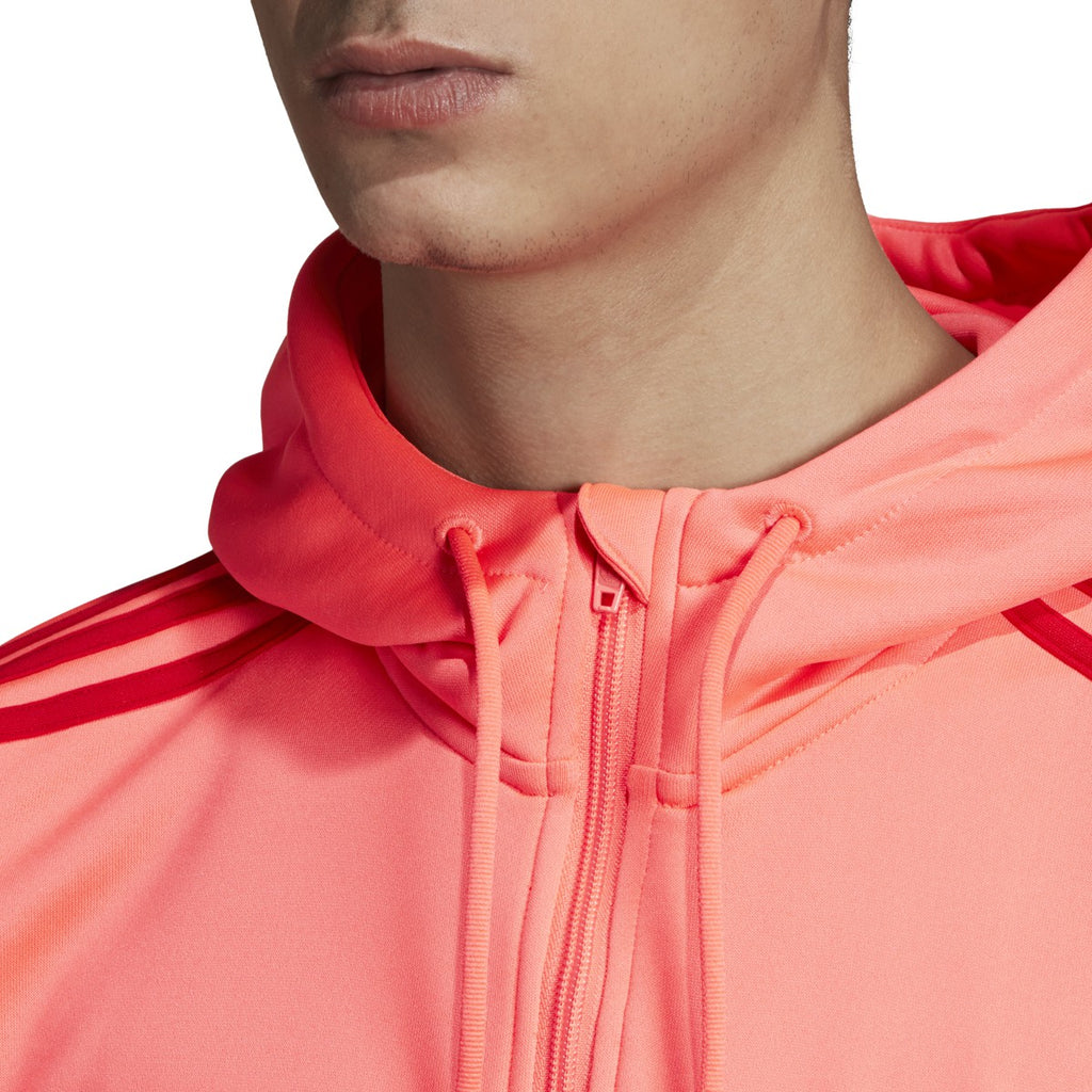[EJ9686] Mens Adidas Originals 3-Stripes Half Zip Hoodie