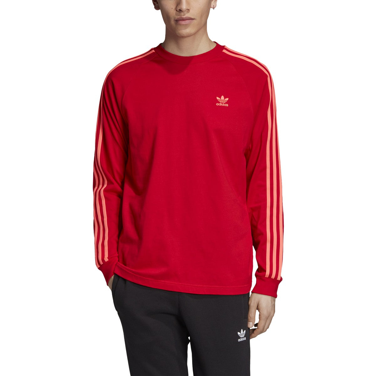 [EJ9688] Mens Adidas 3-Stripes Longsleeve Tee