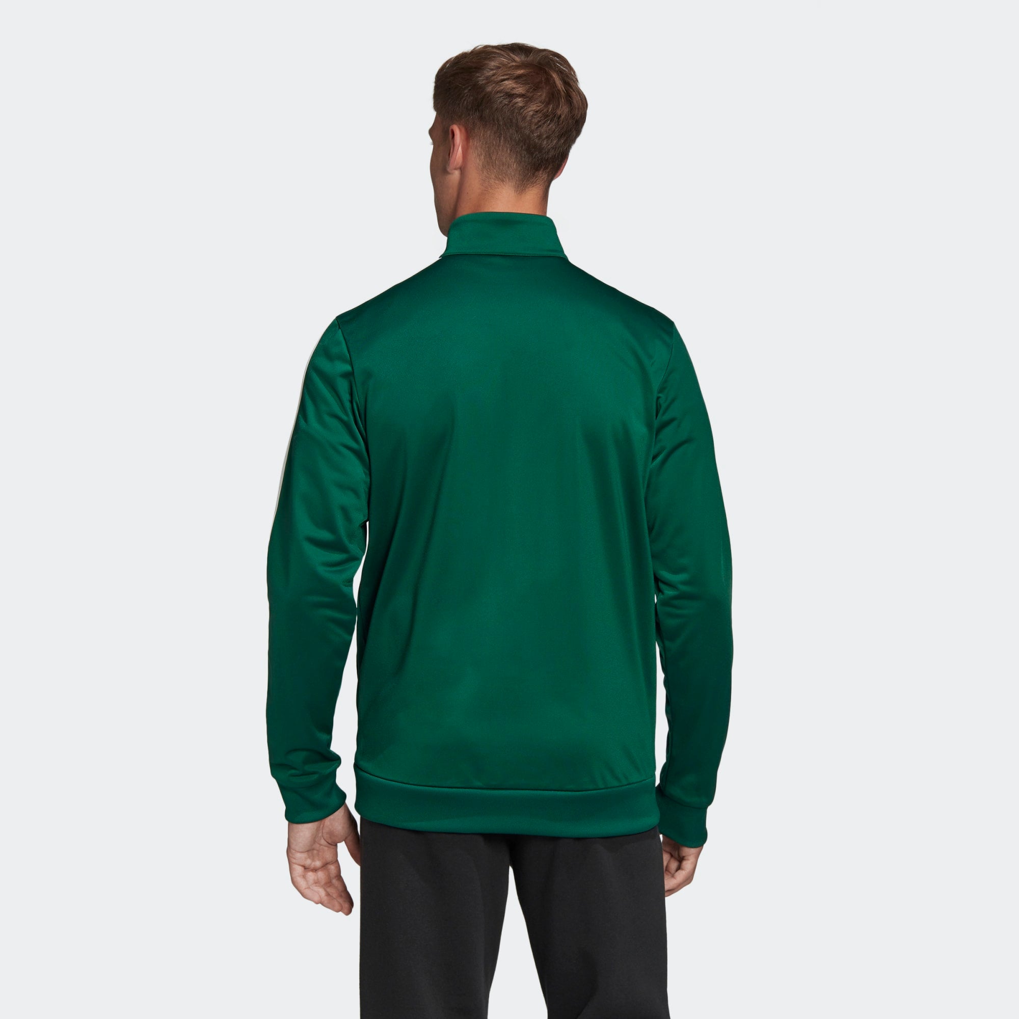 [FM6080] Mens Adidas Essentials 3Stripe Tricot Track Jacket
