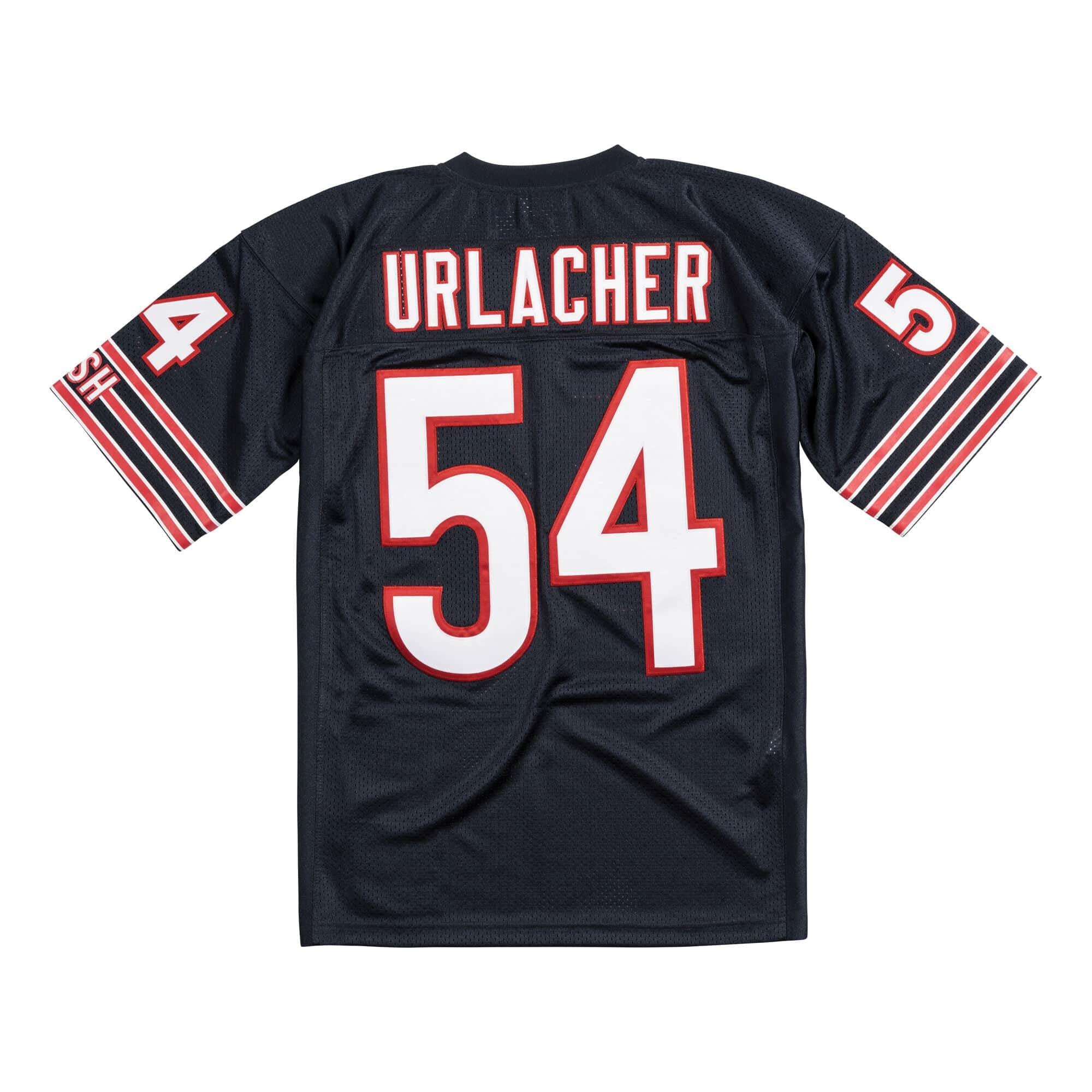 [AJY6CP18018-CBENAVY01BUR] Mens Mitchell & Ness NFL Authentic Jersey Chicago Bears 2001 Brian Urlacher - sneakAR