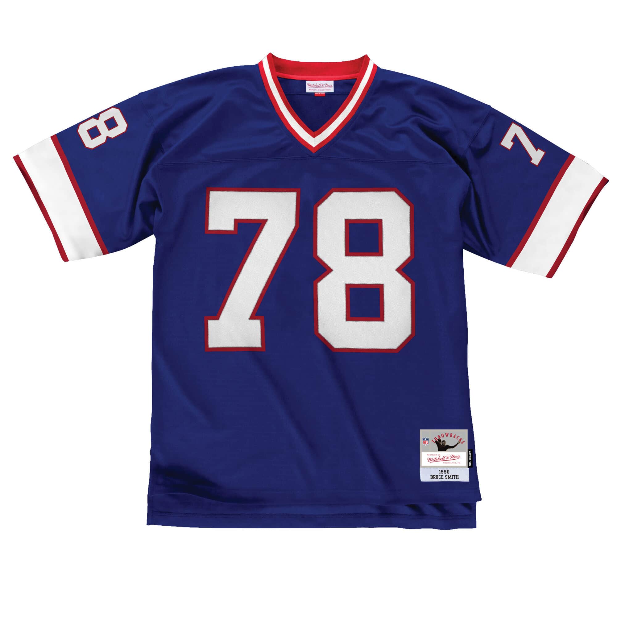 Mens Mitchell & Ness NFL Legacy Jersey Buffalo Bills Bruce Smith #78
