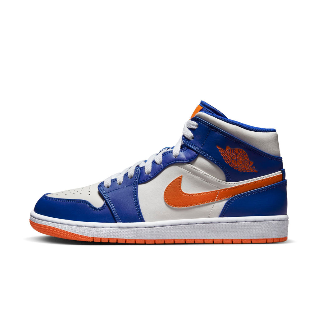 [FD1029-400] Mens Air Jordan RETRO 1 MID 'KNICKS'