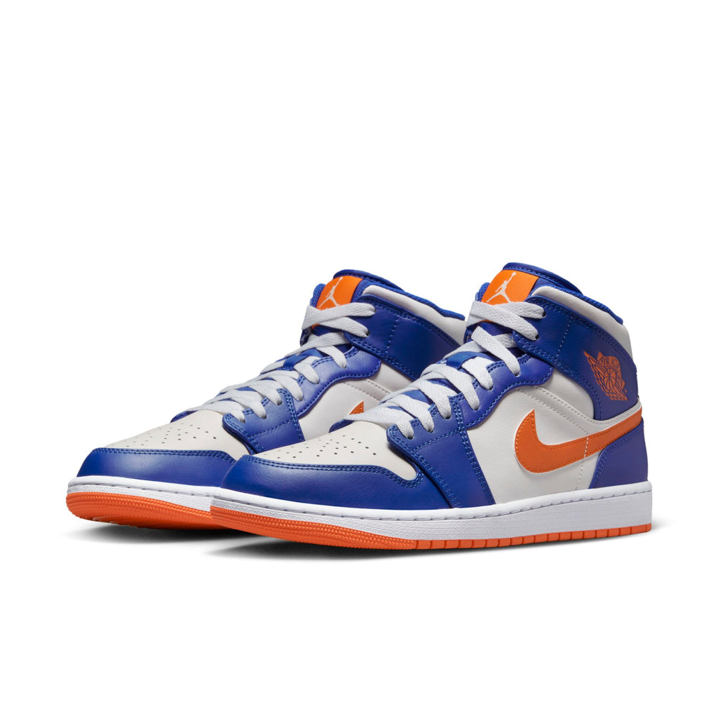 [FD1029-400] Mens Air Jordan RETRO 1 MID 'KNICKS'