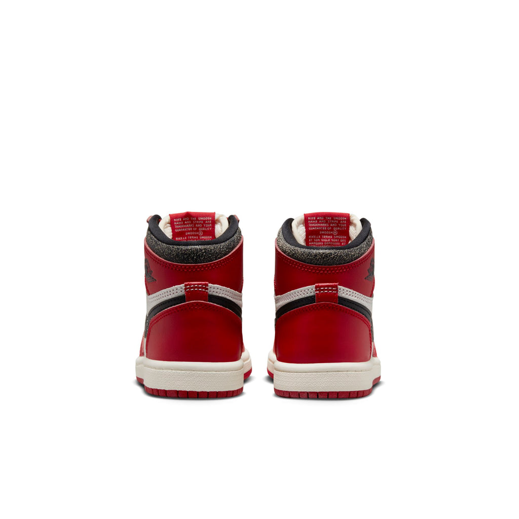 [FD1412-612] Preschool Air Jordan Retro 1 High OG (PS) 'Chicago Lost and Found'