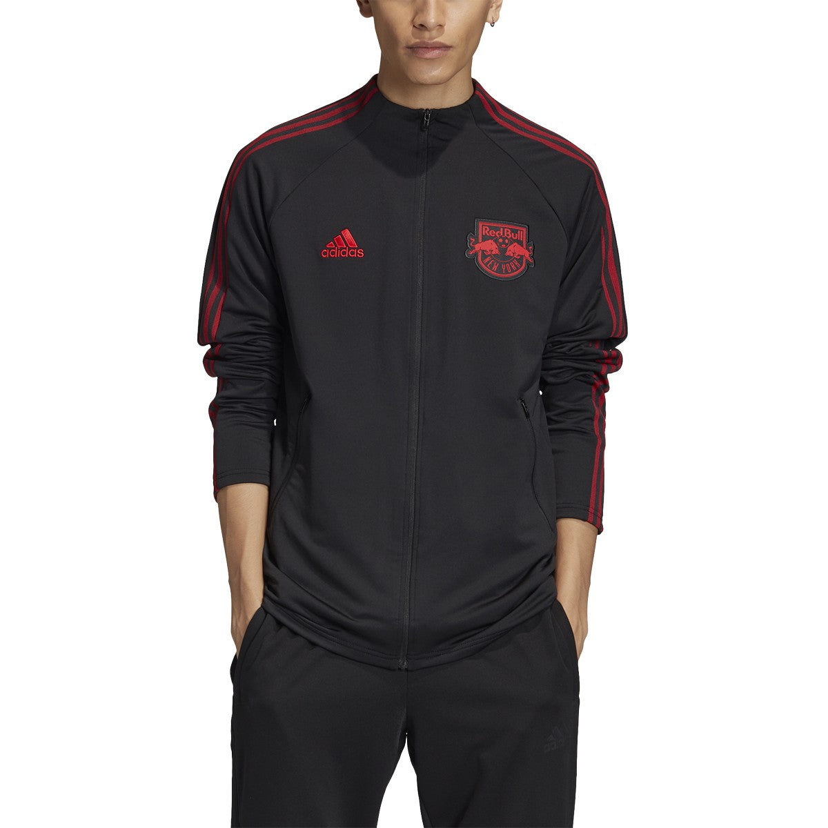 [FI1439] Mens Adidas New York Red Bulls 2020 Anthem Jacket