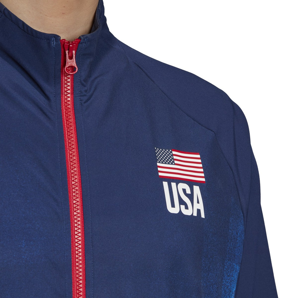 [FK1046] Mens Adidas USA Volleyball Warmup Jacket