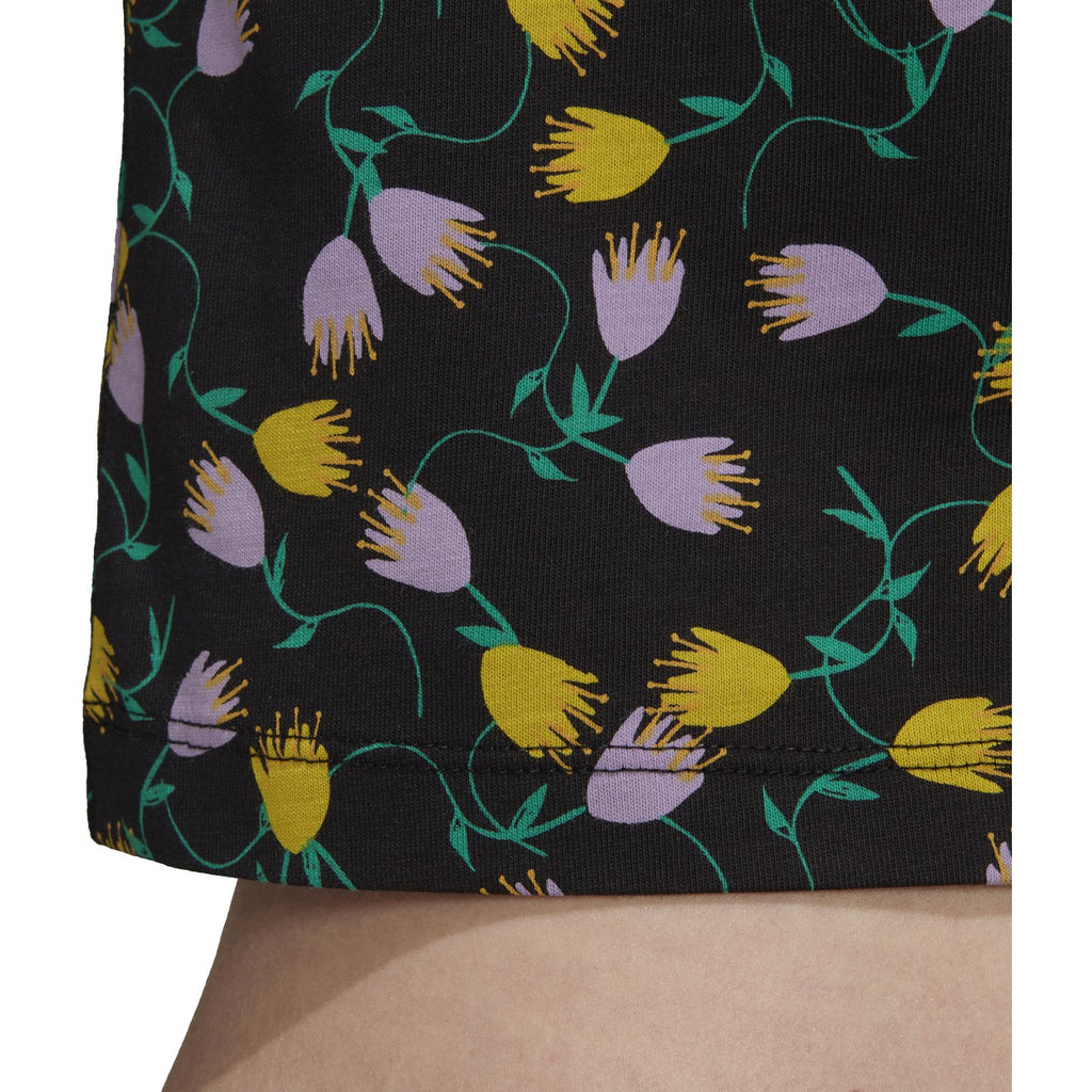 [FL4108] Womens Adidas Allover Print Crop Top