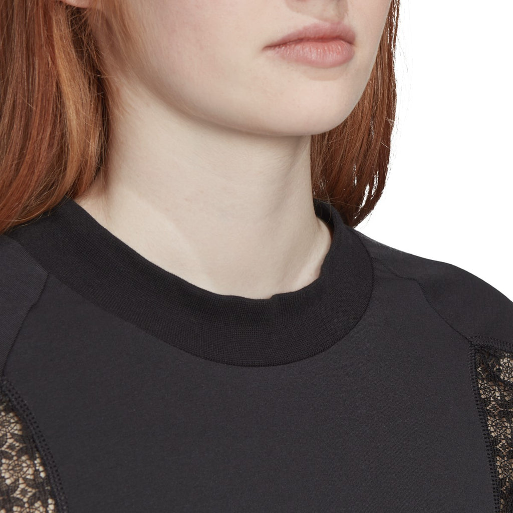 [FM1742] Womens Adidas Originals Lace Tee Dress