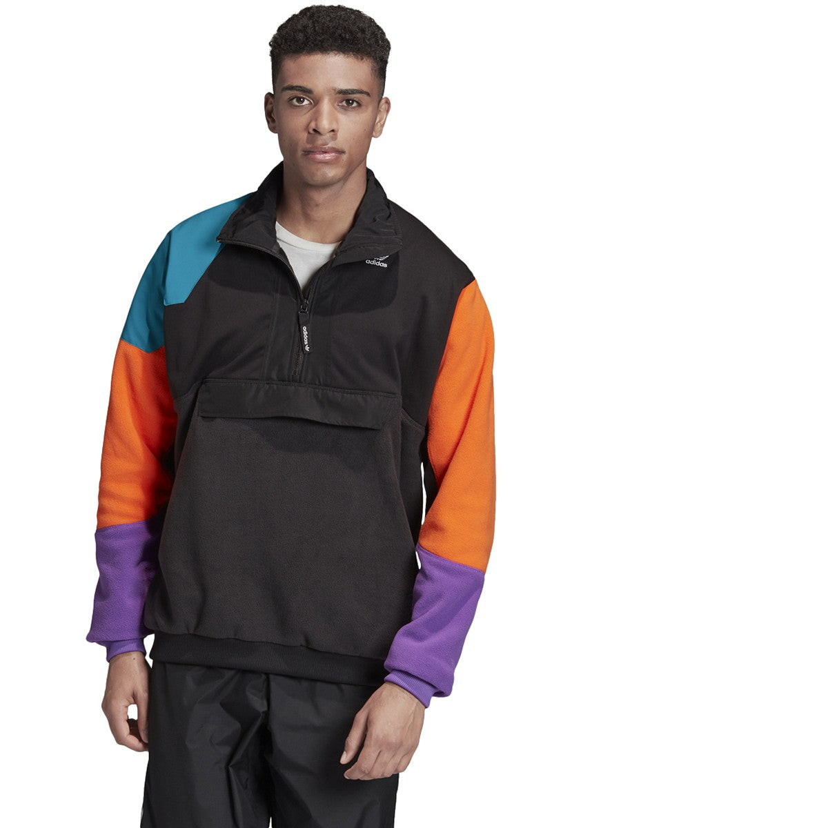 [FM3680] Mens Adidas Originals PT3 Half Zip Fleece Jacket