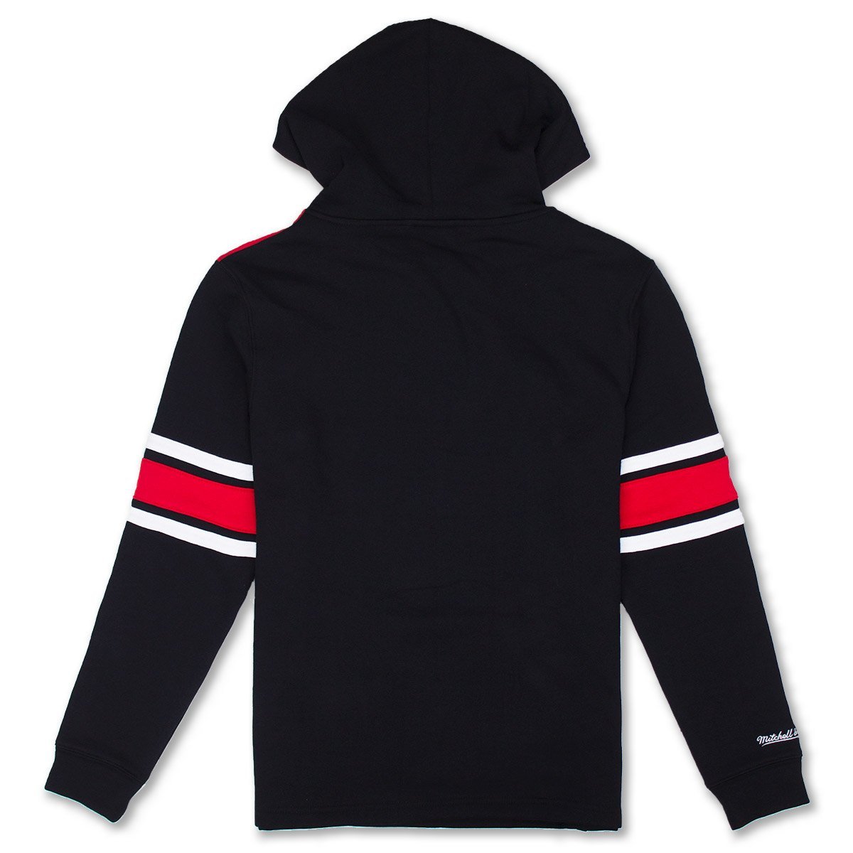 [FPHDMM18731-CBUBKRD1] Mens Mitchell & Ness NBA Hockey Hood Fleece Bulls