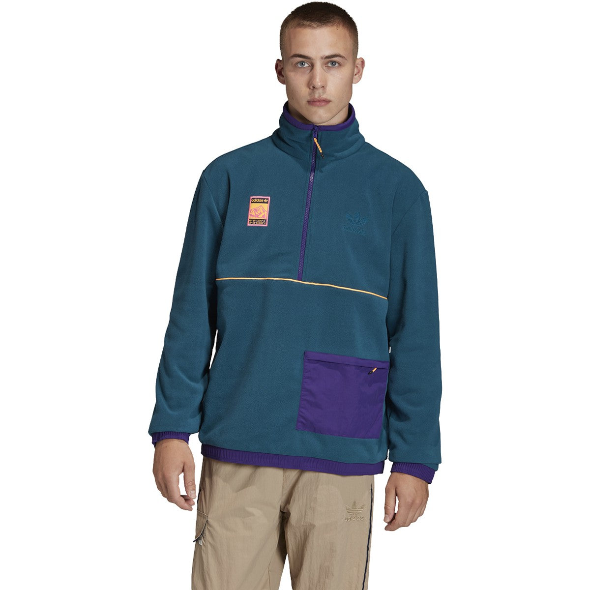 [FR0598] Mens Adidas Originals Adiplore Polar Top