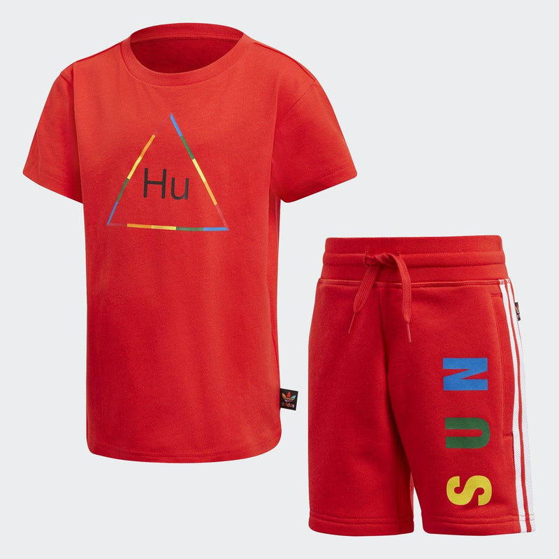 [FR9067] Youth Adidas X Pharrell Williams TBIITD Tee & Short Set - sneakAR