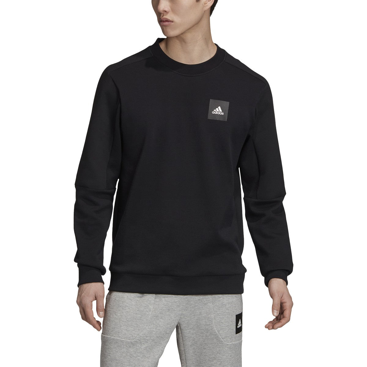 [FU0043] Mens Adidas Must Haves Crew Sweatshirt
