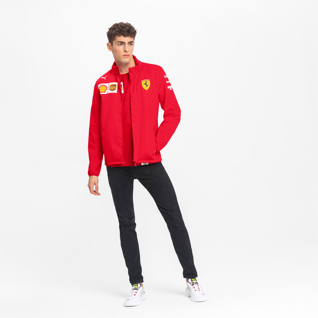 [763031-01] Mens Puma SF Ferrari Team Softshell Jacket