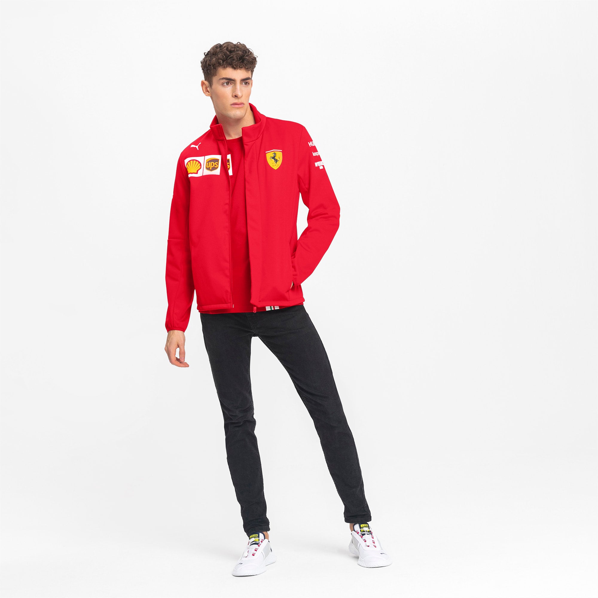 [763031-01] Mens Puma SF Ferrari Team Softshell Jacket