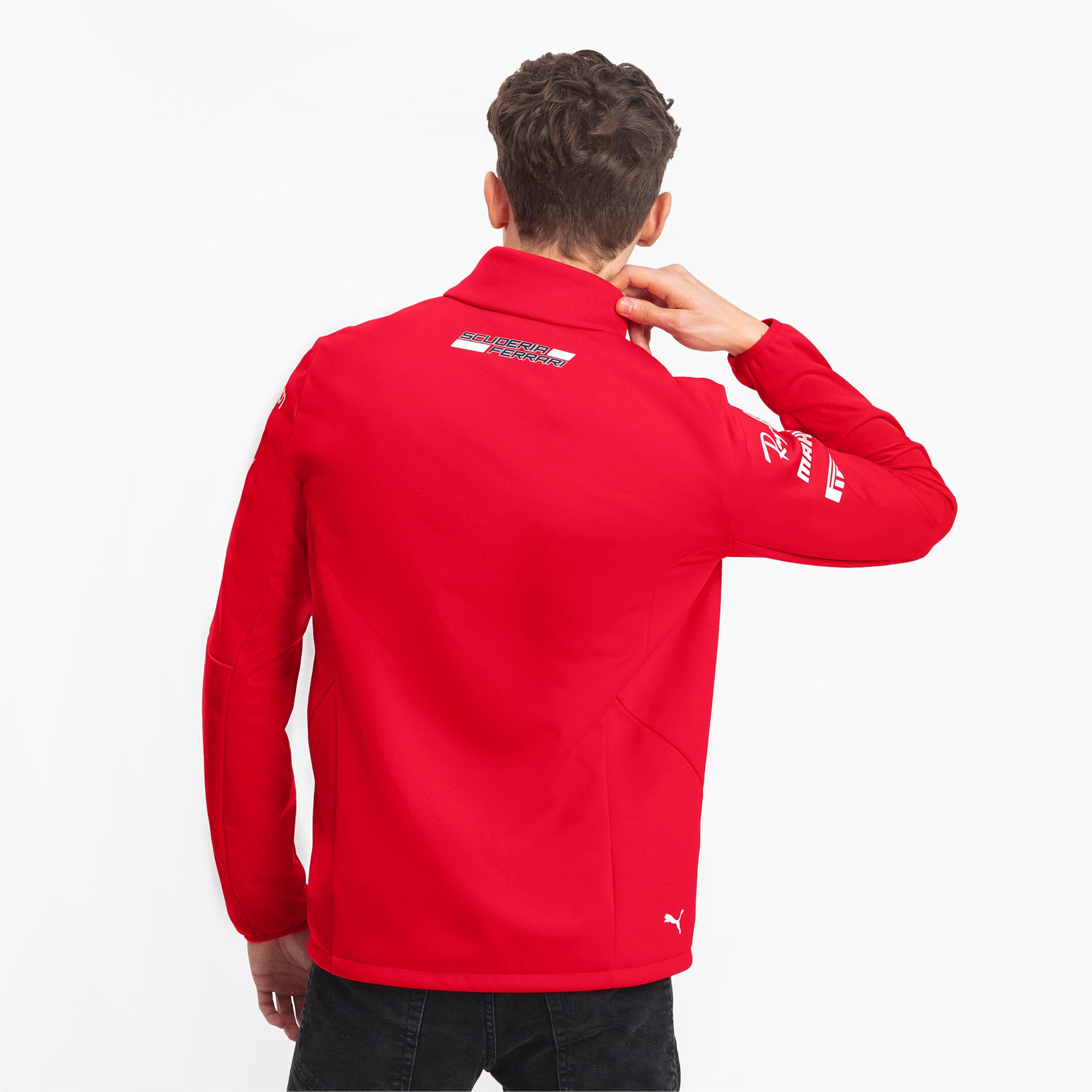[763031-01] Mens Puma SF Ferrari Team Softshell Jacket