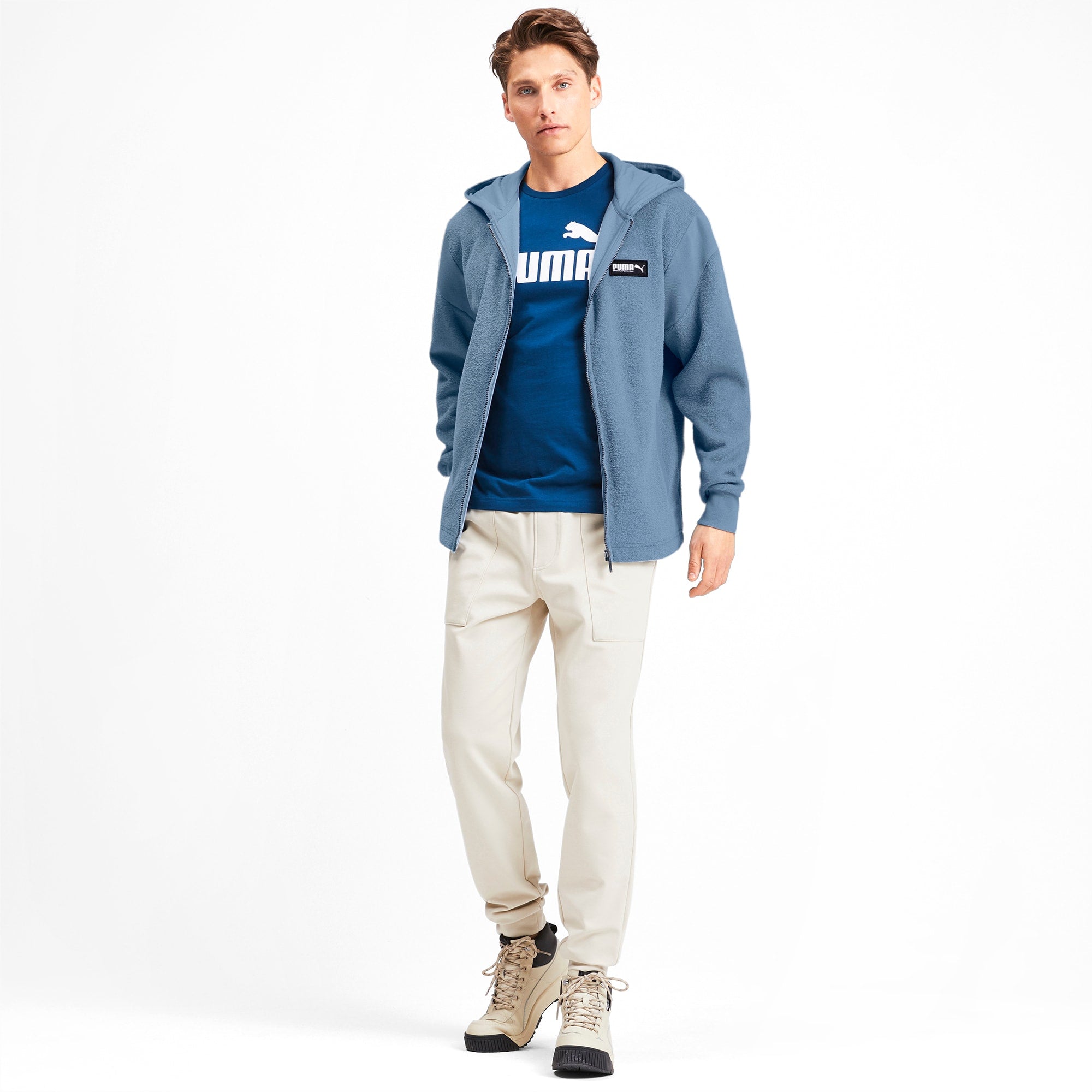 [580173-46] Mens Puma Fusion Hooded Jacket