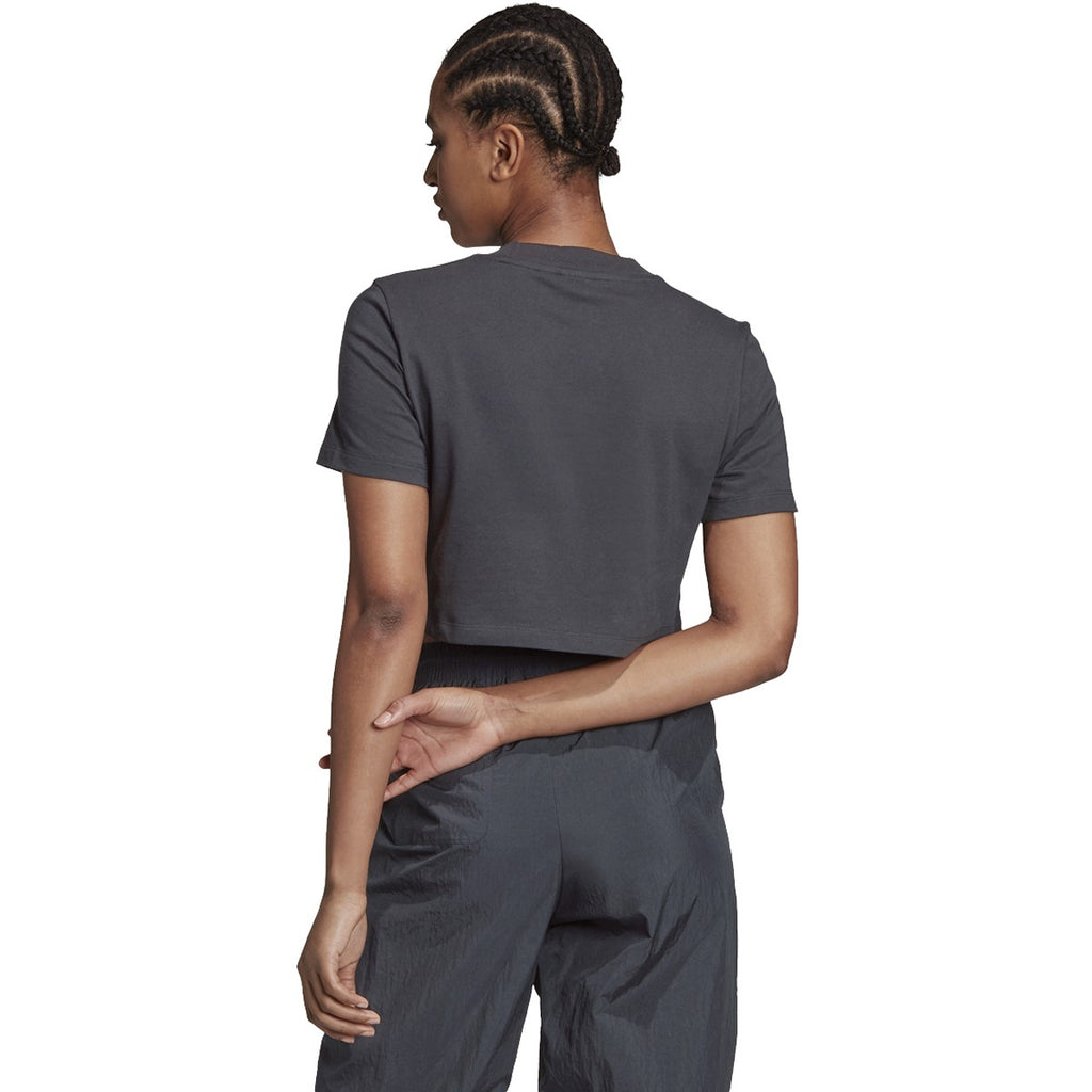[GD4368] Womens Adidas Trefoil Essentials Cropped Tee