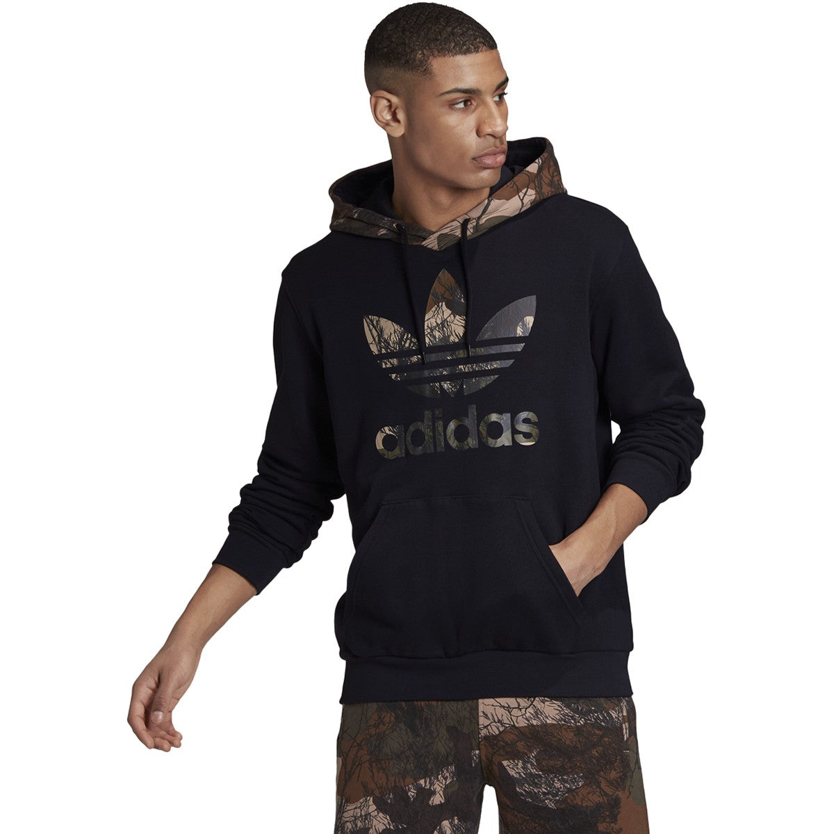 [GD5956] Mens Adidas Originals Camo Hoodie