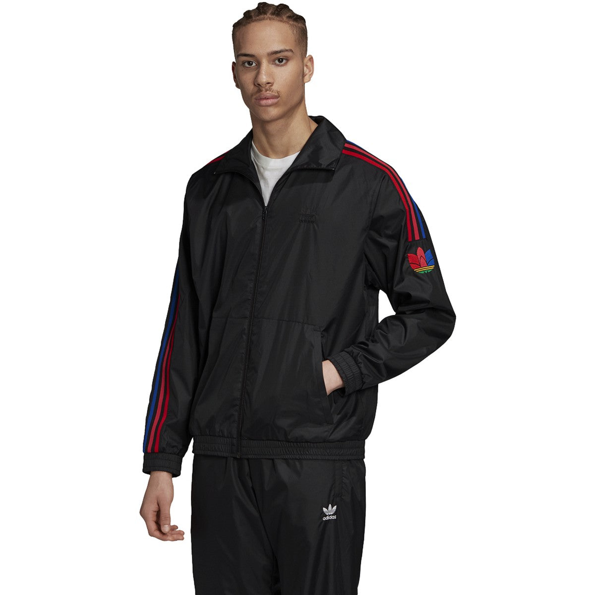 [GE0841] Mens Adidas 3D Trefoil 3-Stripes Track Jacket